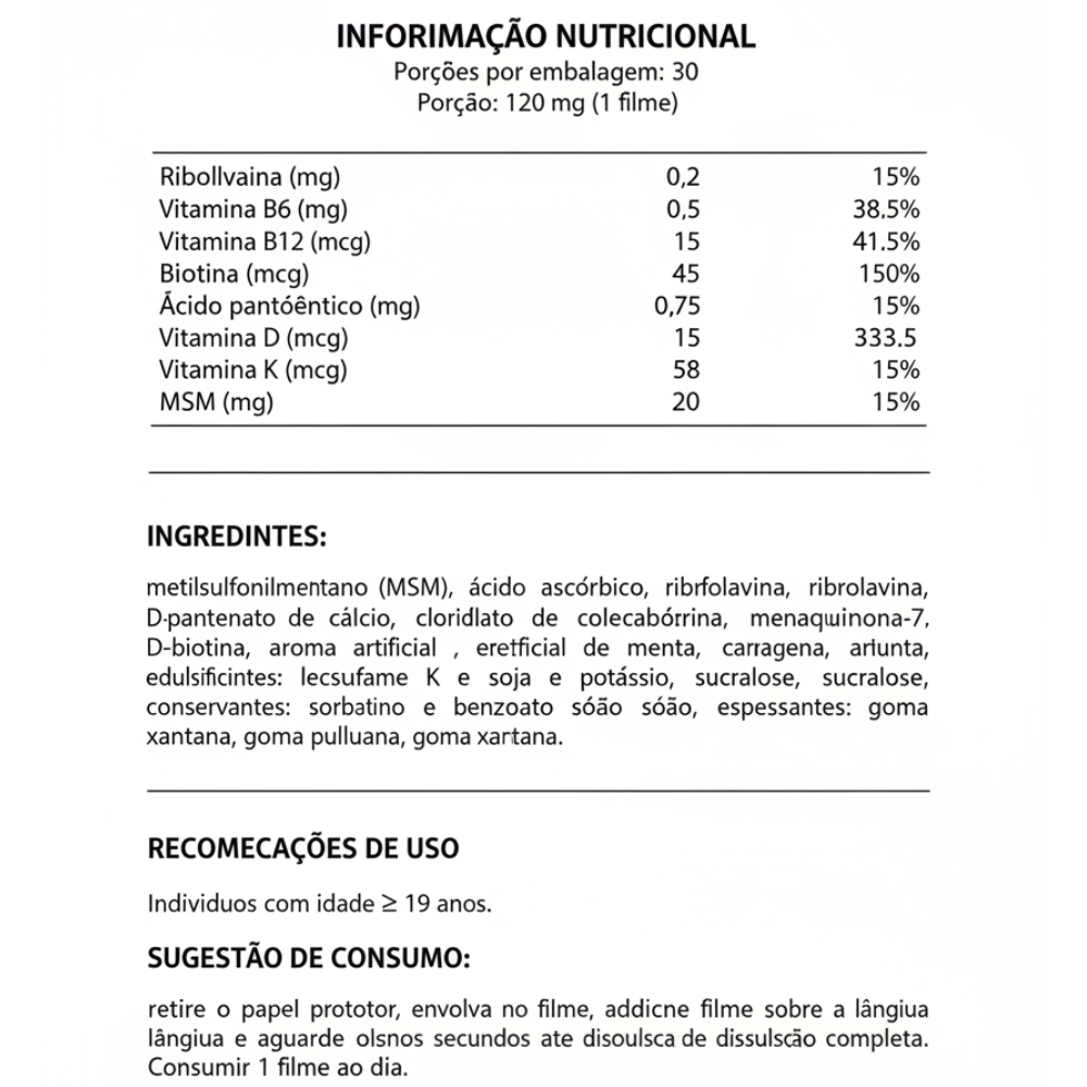 Trust capilar absorção 24x mais rápida tecnologia TECH ORO ALLDAYS