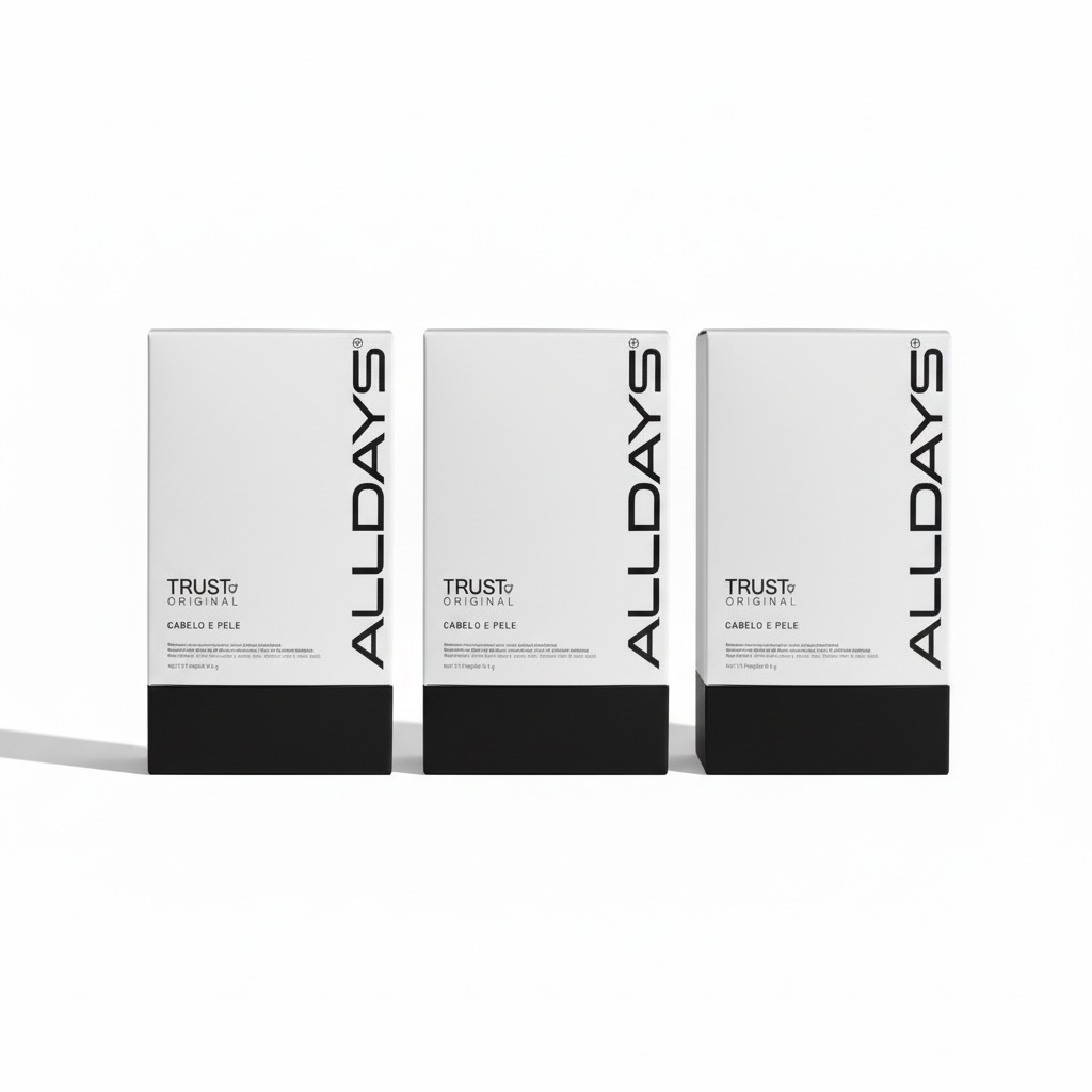 Suplemento Trust 90 dias crescimento capilar completo orodispersível ALLDAYS
