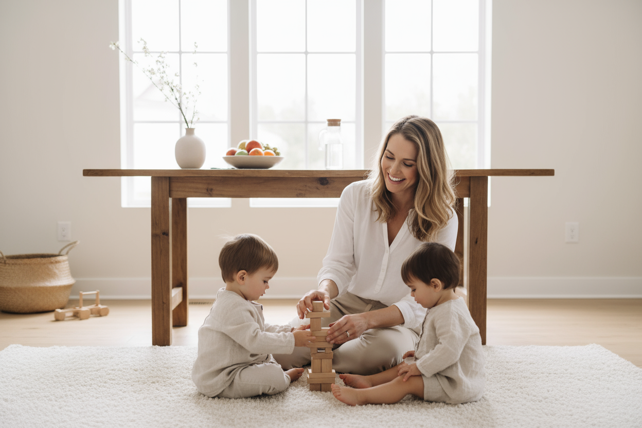 calma, uma mae mais ativa, para cuidar do filhos, menos estresse 